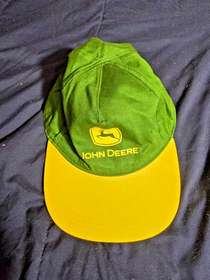 Sombrero John Deere verde amarillo para niños tractor juvenil Foto 1 de 4