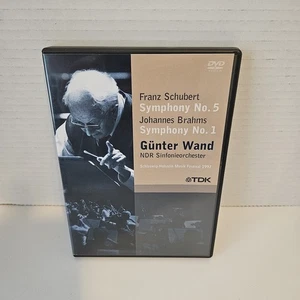 DVD Gunter Wand Schleswig-Holstein Fest 1997 Schubert Symphony No 5 Brahms No 1 - Picture 1 of 4