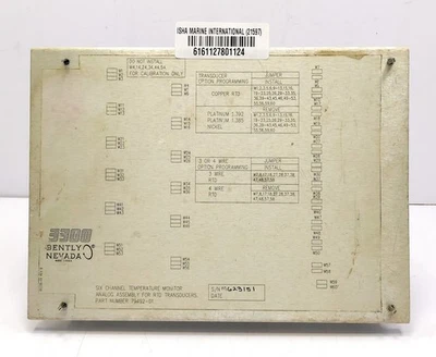 Bently Nevada PWA79492-01G Sechs Kanal Temperatur Monitor Analog Montage - Bild 1 von 4