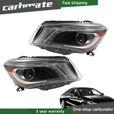Pair Xenon Headlight For 2014-2016 Mercedes-Benz CLA45 AMG CLA250 Right+Left — 第 1/4 张图片