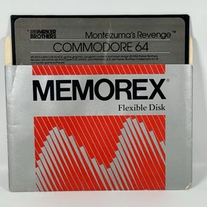 5,25" Floppy - Commodore 64 & Atari - Montezuma's Revenge - (1984) - Bild 1 von 3