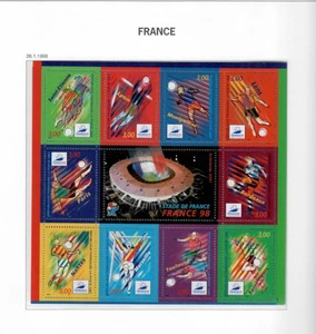 France 3 Souvenir Sheet    1998 MNH Scott=$35 - Picture 1 of 3