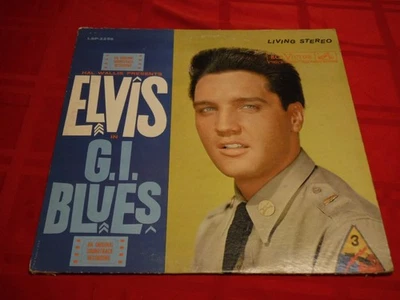 Elvis Presley G.I. Blues 1960 LP Wooden Heart Blue Suede Shoes RCA Vict SP 2256 Foto 1 de 4