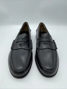 Black Dan Sebago Leather Loafers Hand Sewn Made In Mexico US Men’s Size 8 (M) - Bild 1 von 23