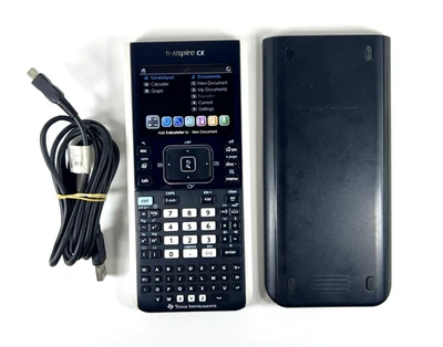 Texas Instruments TI-Nspire CX Graphing Calculator, Cover, Cable and New Battery - Image 1 of 4