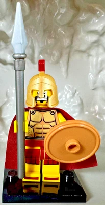 LEGO (8684) CMF Series 2 Spartan Warrior Minifigure col02-2 Complete w/accessory - Image 1 of 4