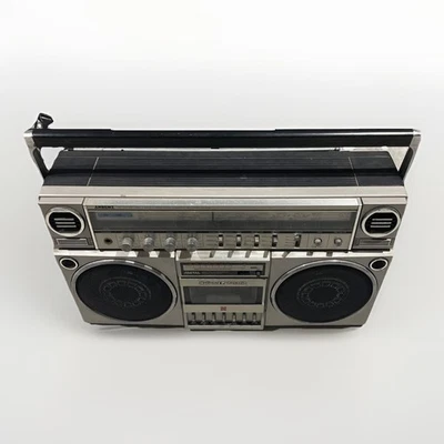 National Panasonic RX-5150FA AMBIENCE AM/FM Cassette Radio RETRO Silver - image 1 of 4