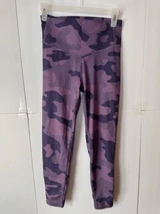All In Motion Mid-Rise Core Crop Capri Leggings size XL 14 - Purple/Pink - NEW - Picture 1 of 5