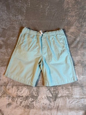 Pantalones Cortos H&M Azul Algodón Con Cordón y Bolsillos Para Hombre Medianos Foto 1 de 4