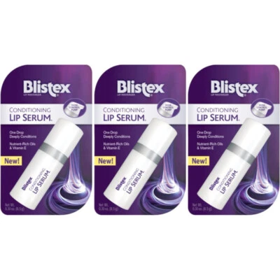 Paquete de 3 sueros hidratantes acondicionadores para labios Blistex de 0,30 oz cada uno Foto 1 de 4