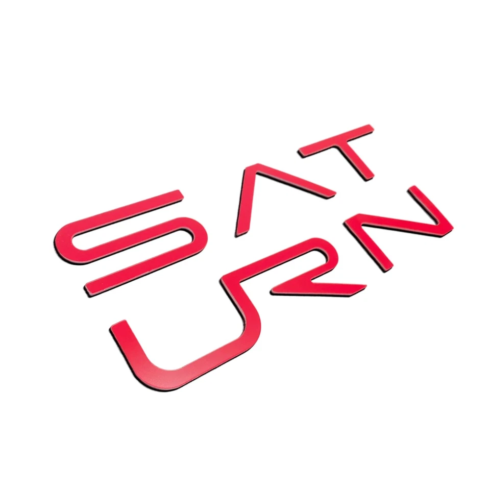 BDTrims | Letras de porta traseira para inserções de plástico Saturn VUE ABS (vermelho) - Imagem 1 de 1