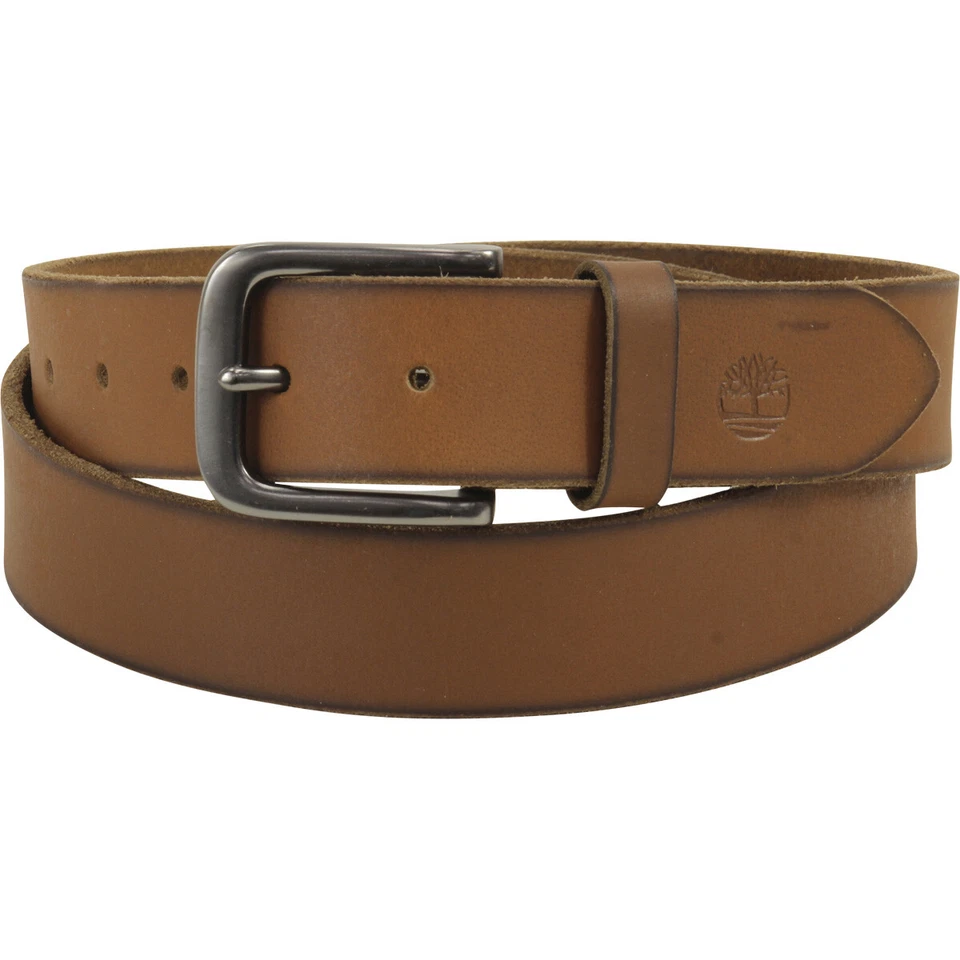 Classic Jean Mens Belt Timberlandn S 100 Leather 35mm Brown B7545301 Size 38 US