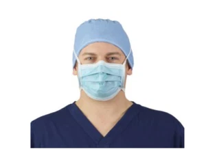 Halyard 47575 Aqua Level III Surgical Mask - Picture 1 of 1