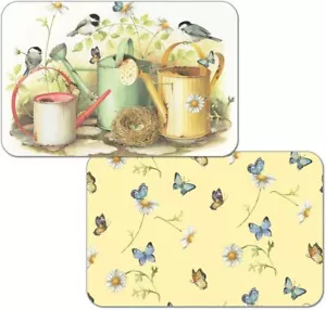 Placaes, polluelos y mariposas reversibles de espuma decorativa Wipe-Clean, juego de 4, - Imagen 1 de 2