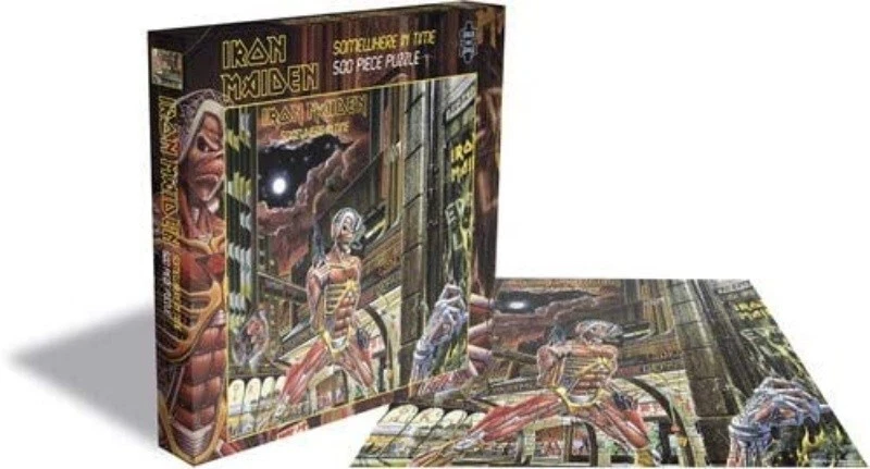 ZEE Iron Maiden Somewhere In Time 500-teiliges Puzzle 410 mm x 410 mm