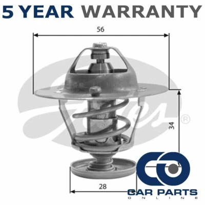 Termostato refrigerante Gates se adapta a Toyota Previa Hiace mini hatchback - GAT8259 Foto 1 de 4