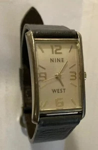 VINTAGE NINE WEST WOMENS Ladies QUARTZ WATCH 9W/1057 763H/2New Band -New Battery - Picture 1 of 12