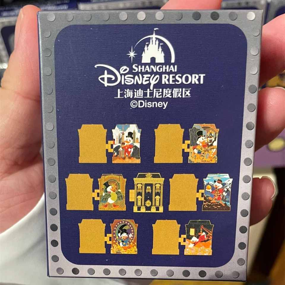 Disney Auténtico Scrooge McDuck Misterio 1 Pin Caja Shanghai Disneyland Exclusivo Foto 1 de 2