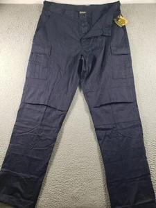 Rothco Cargo Pants Men's Large Navy Blue Ultra Force BDU Straight Stretch 38x35 - Picture 1 of 15