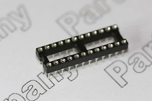 5x IC Socket Turned Pin 24 Way 0.3" Width Sockets - Picture 1 of 2