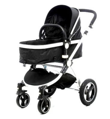 LIGHTWEIGHT PUSHCHAIR BABY STROLLER 3IN1 TROLLEY CAR SEAT CARRIER TRAVEL SYSTEM - Image 1 of 4