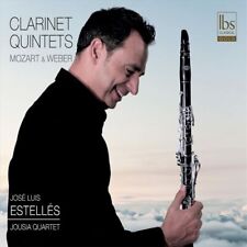 JOSÉ LUIS ESTELLÉS / JOUSIA QUARTET CLARINET QUINTETS: MOZART & WEBER NEW CD