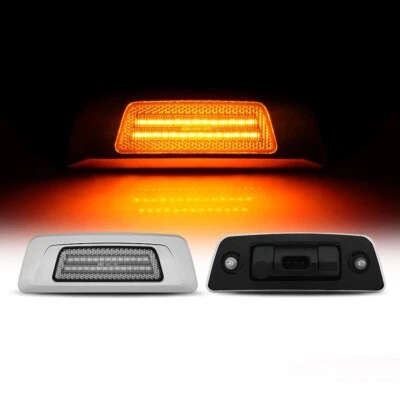 2Pcs Dynamic LED Amber Fender Side Marker Light For Kenworth T680 T880 Foto 1 de 4