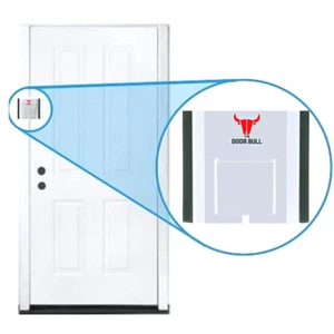 Door Barricade Security -The Door Bull Door Stopper (Silver) - Picture 1 of 5