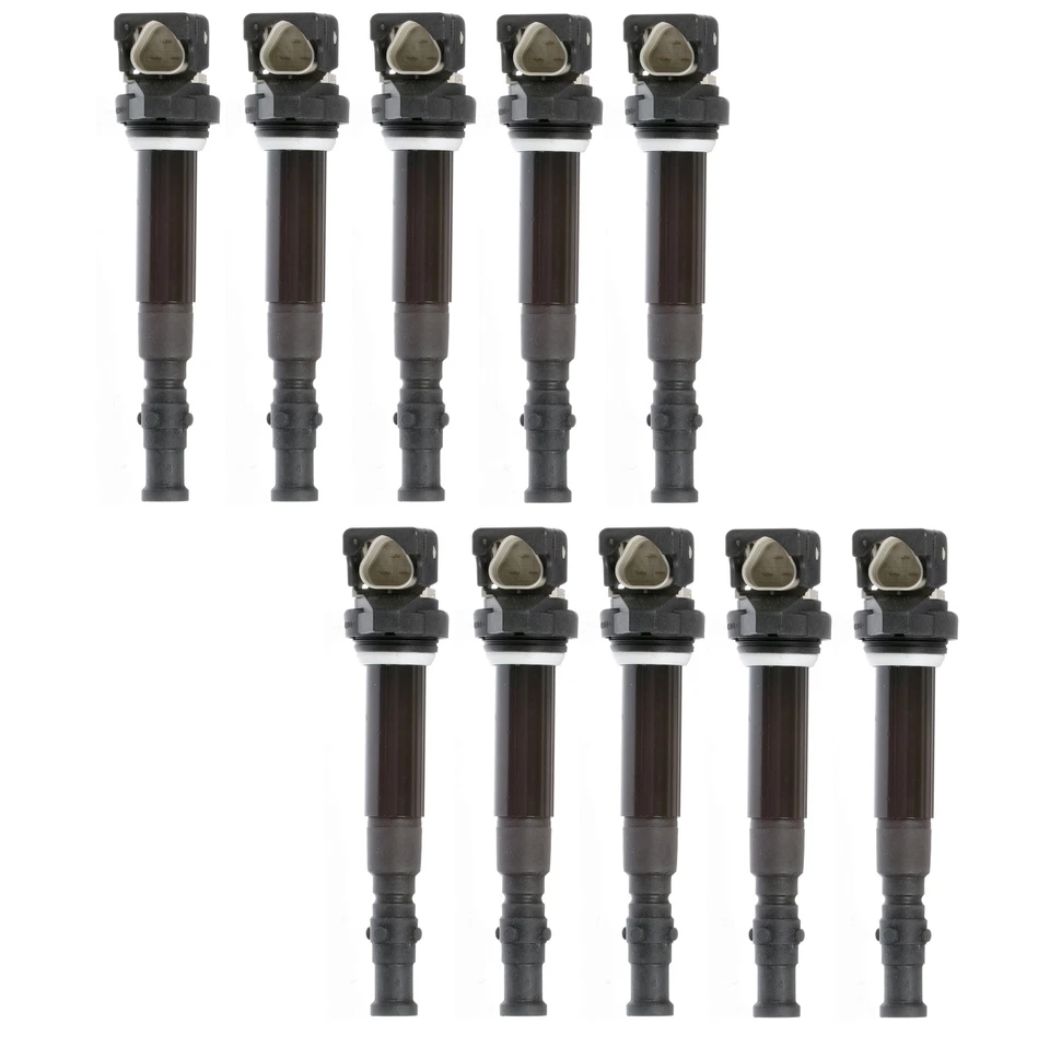 Juego de 10 bobinas de encendido directo Delphi para BMW E60 E63 M5 M6 5,0 L V10 2006-2010 Foto 1 de 1