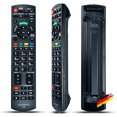 Dakana Fernbedienung für Panasonic N2QAYB000752 Fernseher Viera Tools Taste