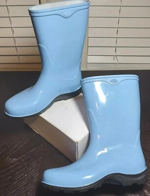 Botas de jardín Sloggers azules de lluvia impermeables para mujer talla 7 casi nuevas Foto 1 de 4