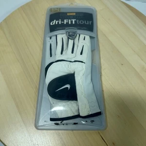 Nike Right Hand Golf Glove dry-Fit Tour White Black Mens Small New GG0147 - Picture 1 of 7
