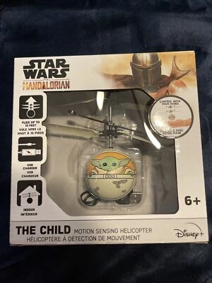 Star Wars The Mandalorian The Child Motion Sensing Helicopter **New** - Image 1 of 4
