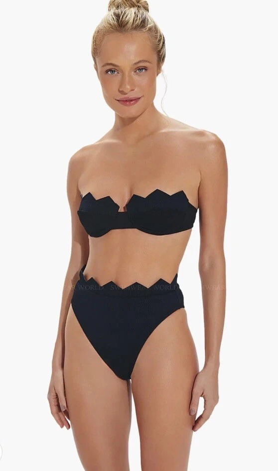 NUEVO CON ETIQUETAS VIX Paula Hermanny Imani Triángulo Bikini Traje de Baño Pantalones Calientes Talla M Solo Pantalones Foto 1 de 3