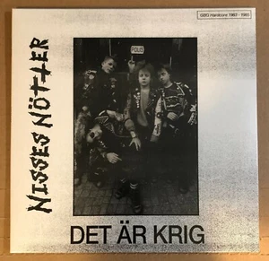 LP:  NISSES NOTTER - Det Ar Krig   NEW SEALED SWEDEN HARDCORE PUNK Nisses Nötter - Afbeelding 1 van 2