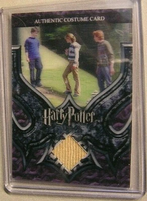 Harry Potter-Emma Watson-Hermione Granger-3D-POA-Screen Used-Relic-Costume Card - Image 1 of 3