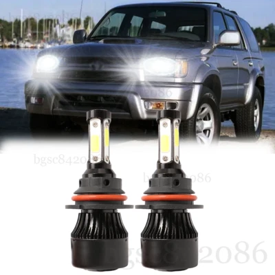 For Toyota 4Runner 1992-1995 6000K 2X 9004 LED Headlight High/Low Beam Bulbs Kit - Image 1 of 4