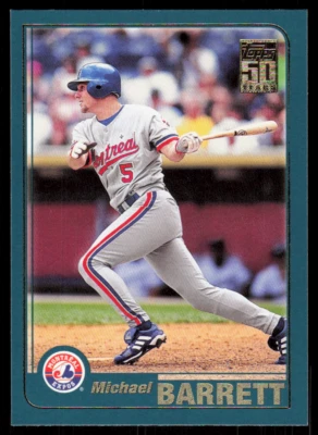 2001 Topps 179 Michael Barrett Montreal Expos - Image 1 of 2