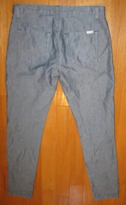 PANTALÓN JOE'S JEANS OCEAN WEEKENDER MUJER AZUL ALGODÓN-LINO SLIM FIT TALLA 27 X 30 Foto 1 de 4