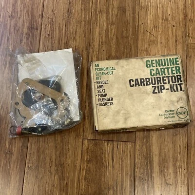 1962-63 Buick 401 ci; Kit de reconstrução de carburador Carter 902-806 - Imagem 1 de 4