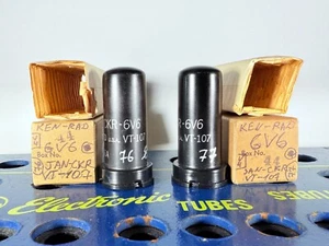 Pair Ken-Rad 6V6 Metal Tested Good Tube - Picture 1 of 9