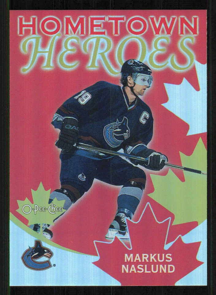 2002-03 O-Pee-Chee Hometown Heroes #HHC7 Markus Naslund - Image 1 of 2