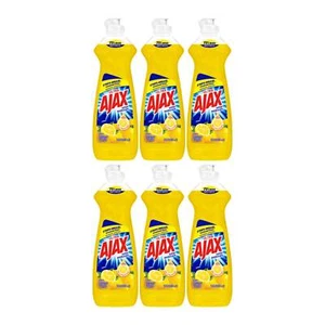Ajax Ultra Lemon (Super Degreaser) Dish Liquid, 14 oz. (414ml) (Pack of 6) - Picture 1 of 5