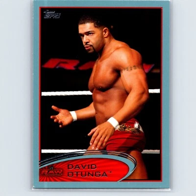 2012 Topps WWE David Otunga #69 Blue - Image 1 of 2
