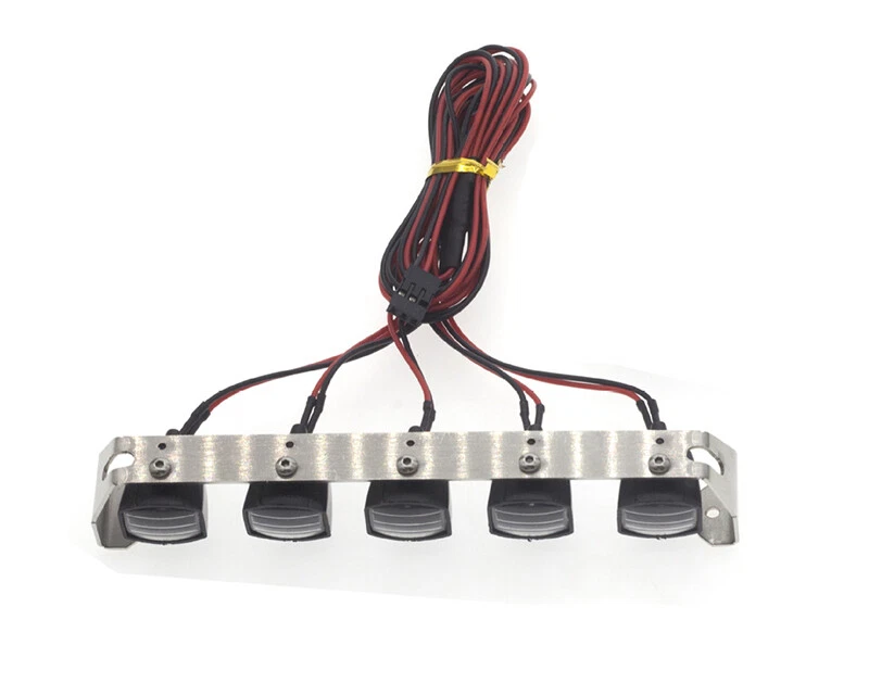 Realistic Spot Light (5) Set w/ LED for 1/10 & 1/8 Scale W=131mm - Image 1 of 1