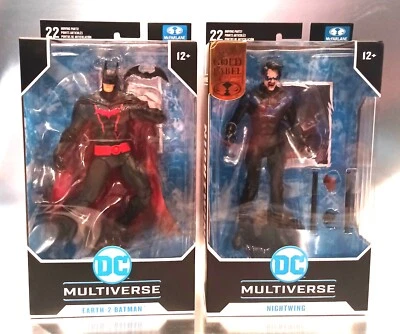 🔥McFarlane DC Multiverse Earth 2 Batman & Knightwing🔥 Лот из 2 БЕСПЛАТНАЯ ДОСТАВКА - Изображение 1 из 4