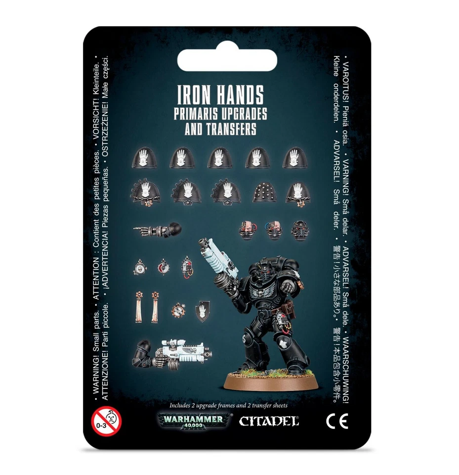 Iron Hands Primaris Mejoras y Transferencias Marines Espaciales Warhammer 40K Blister Foto 1 de 1