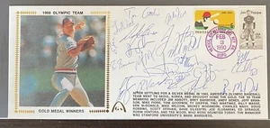 1988 Gateway Cachet FDC AUTO 1988 Olympic Team Gold Medal Winners Jim Abbott - Picture 1 of 1