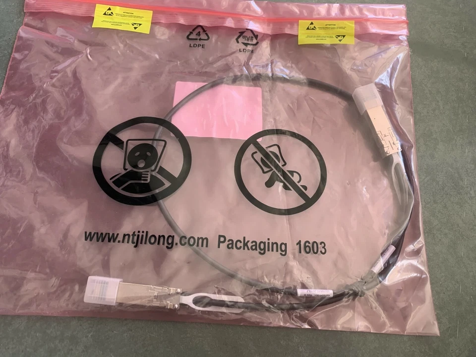 Netzwerkkabel DAC SFP HP 487654-001 10GbE 1m SFP+ DAC Kabel - Bild 1 von 1