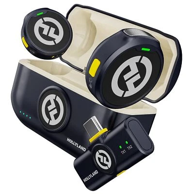 Hollyland Lark M2 Wireless Lavalier Microphone for iPhone15/16&Android, USB C... - Image 1 of 4